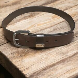 Fossil brown Genuine Leather belt size L